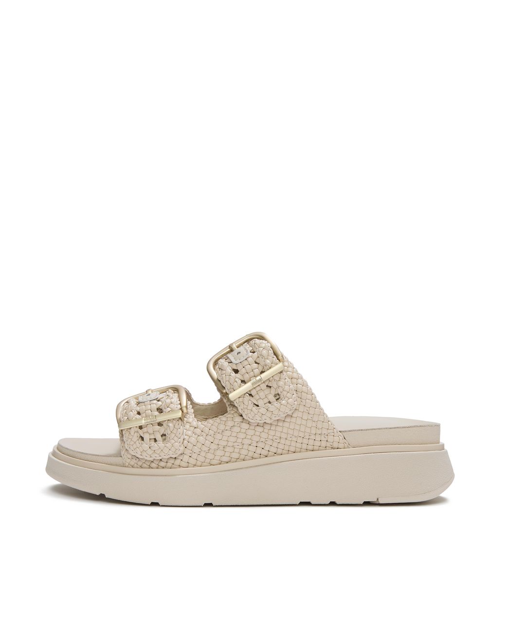Fitflop Natural Gen-Ff Woven Two-Bar Slides