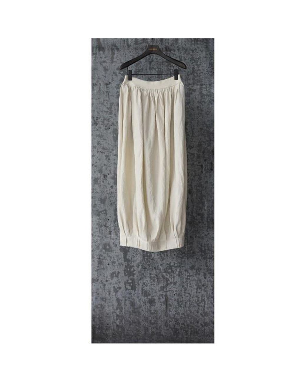 Uma Wang White Gwen Midi Skirt