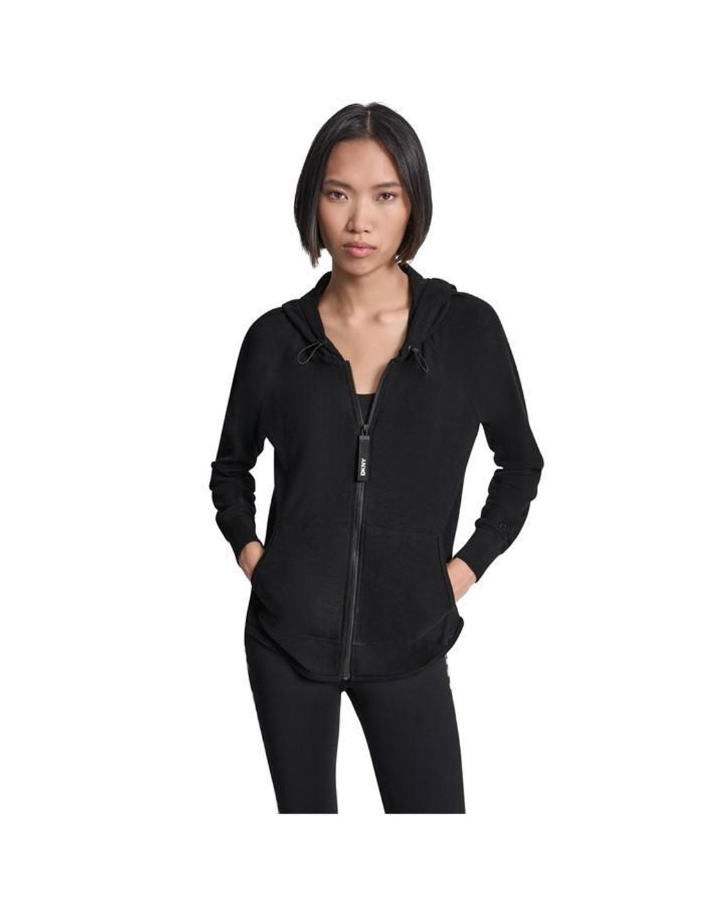 DKNY Black Zip Hoodie