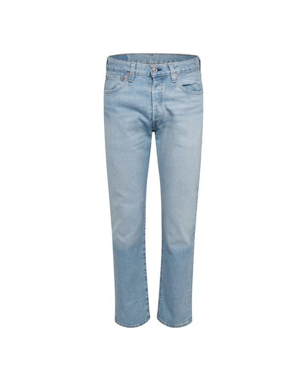 Levi's Blue 501 Original Straight Leg Jeans for men