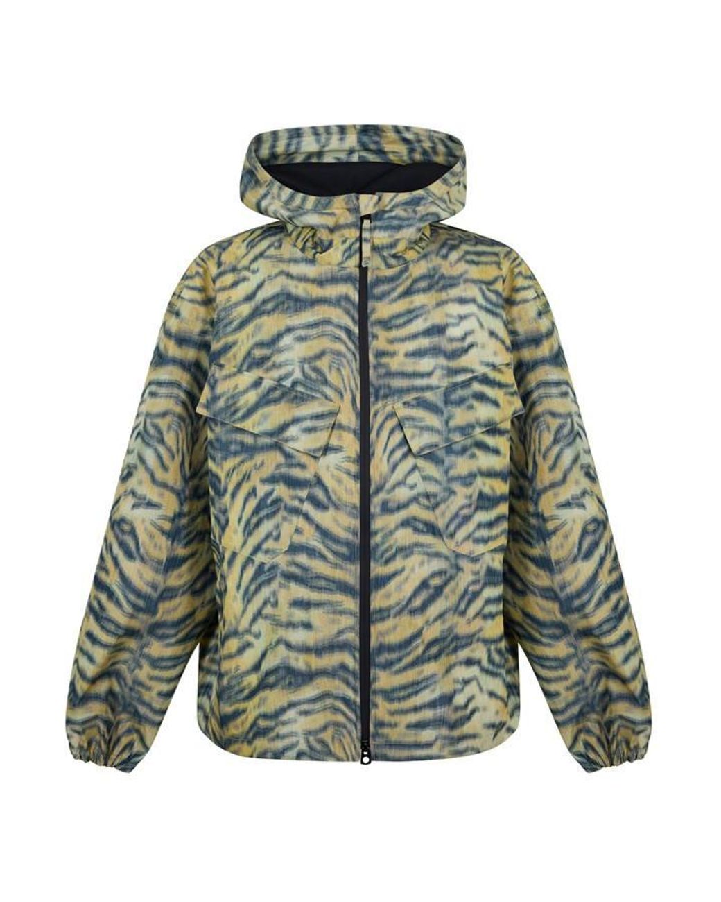 KENZO Green Tiger Windbreaker for men