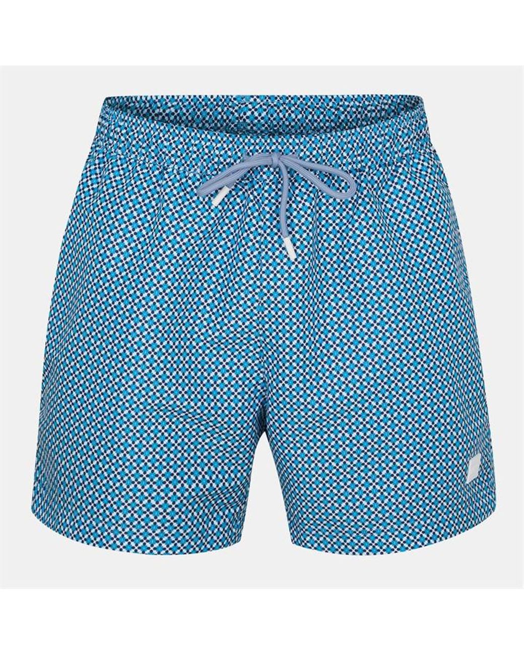 Boss Blue Vibe Quick Drying Mesh Lined Swim Shorts for men
