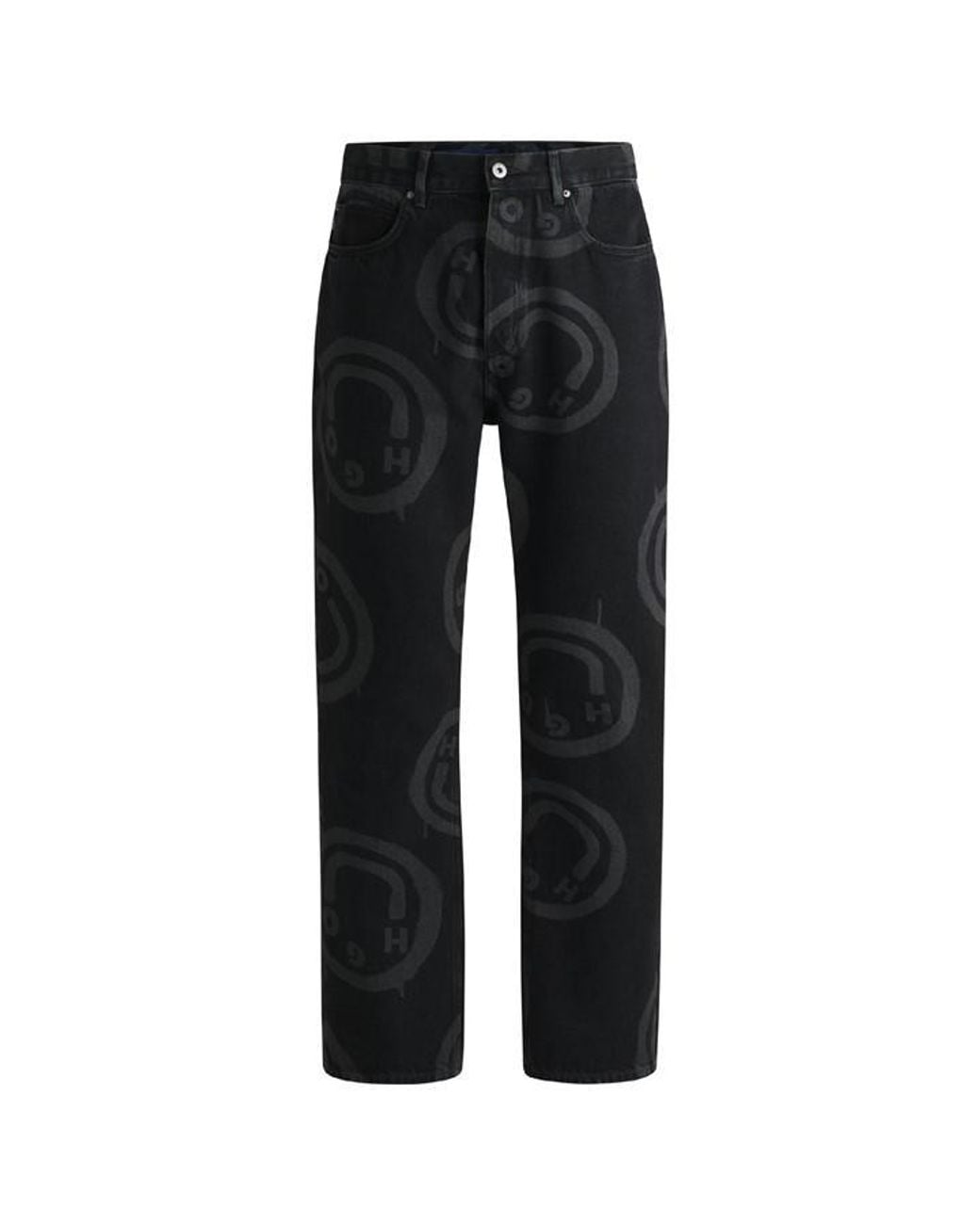 HUGO Black Nate Slim Fit Jeans for men