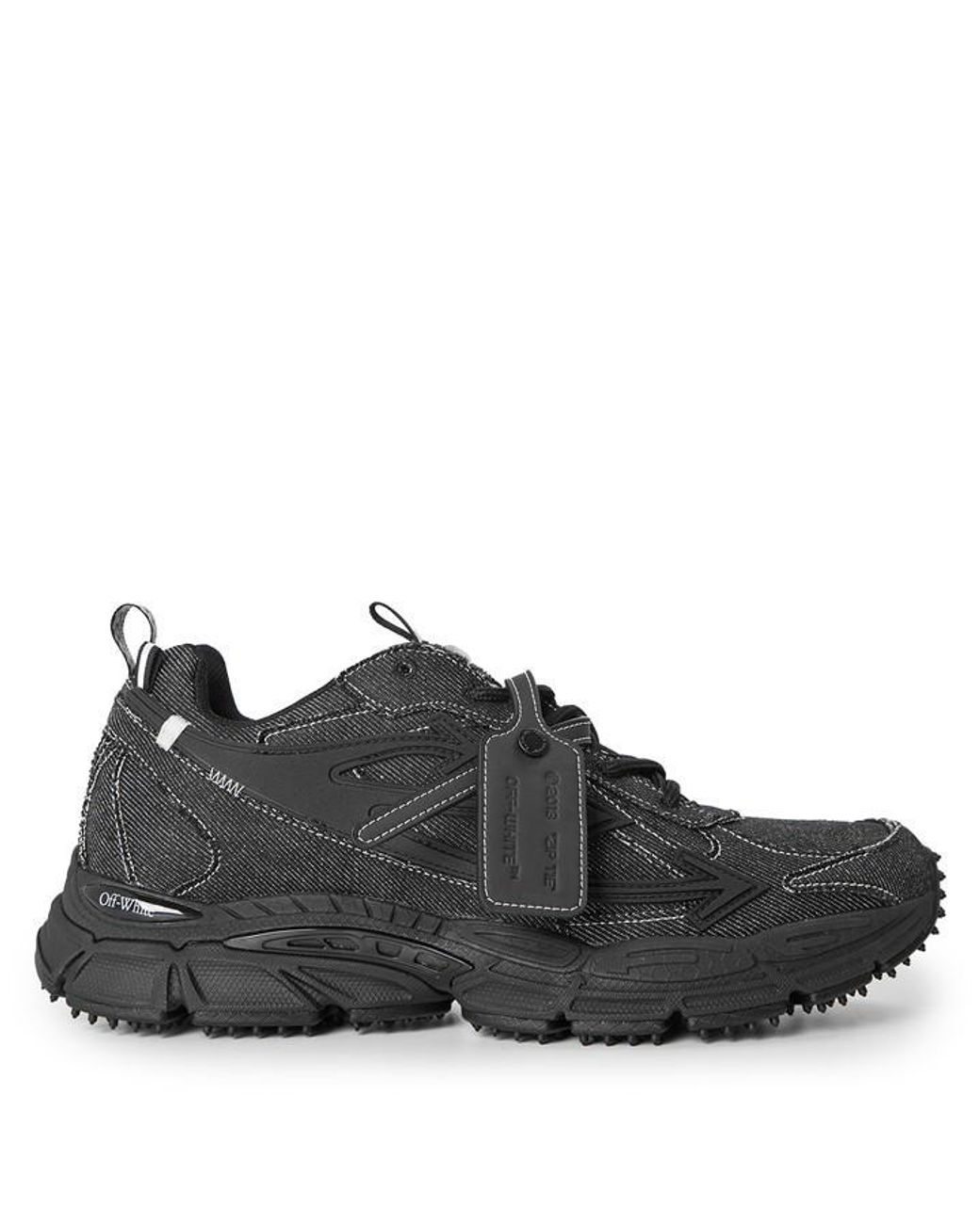 Off-White c/o Virgil Abloh Black Denim Brb Trainers for men