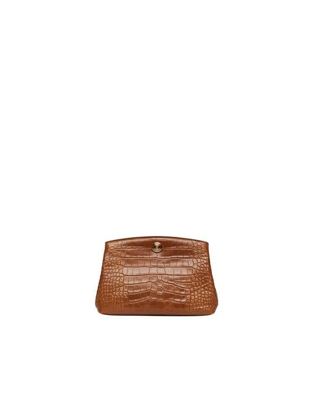 Liffner Brown Pushlock Pouch