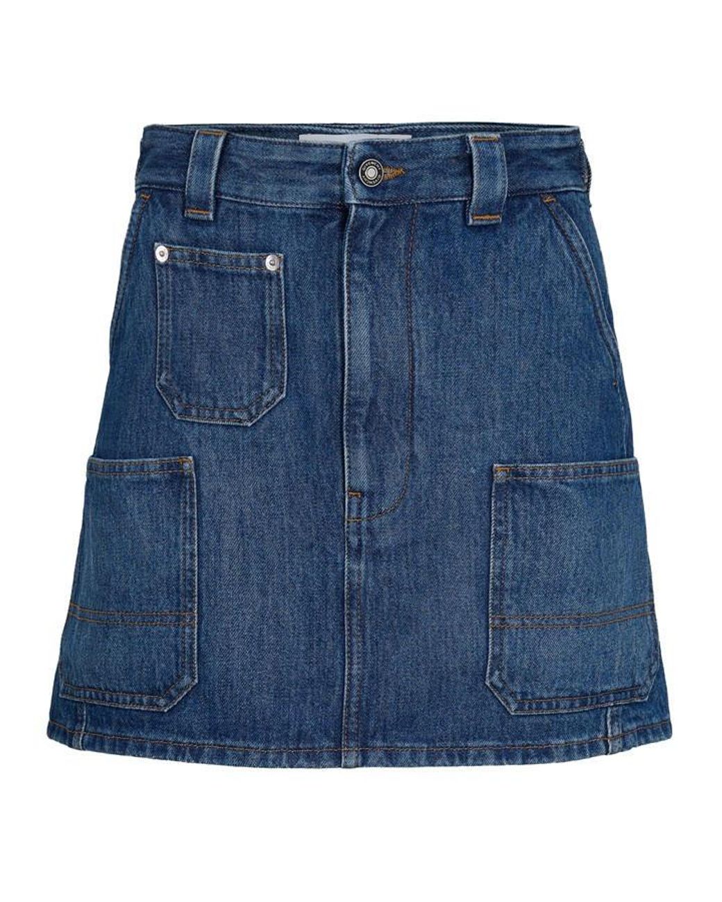 Givenchy Blue Denim Skirt