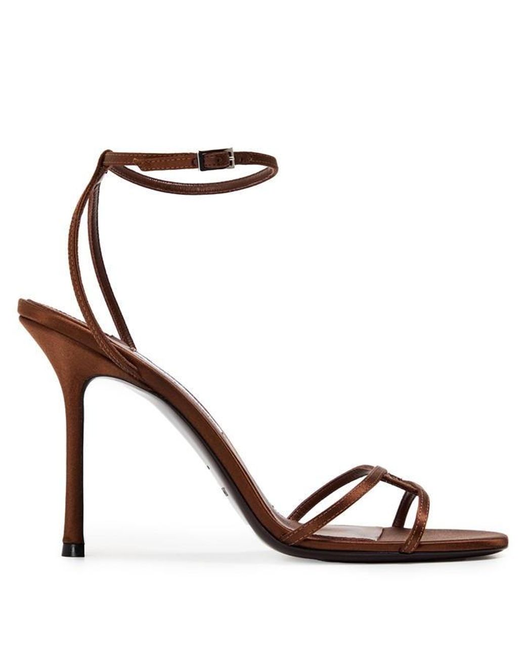 Jimmy Choo Brown Leo Heeled Sandals