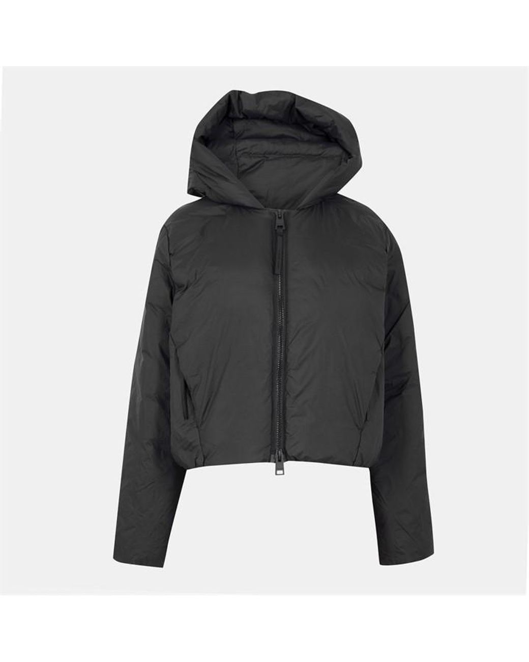 Canada Goose Blue Elba Insulated Water Resistant Cropped Short Puffer Jacket