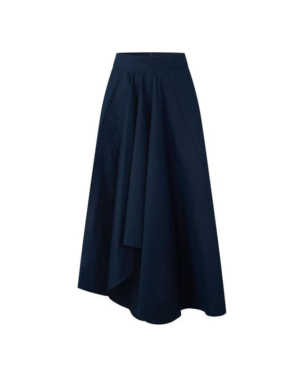 Givenchy Blue Giv Asymmetric Skirt Ld64