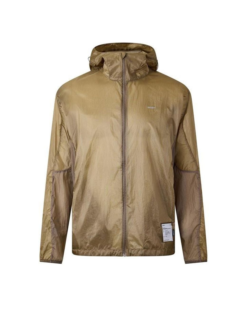 Satisfy Green Rippy Pertex Diamond Fuse Hooded Jacket for men