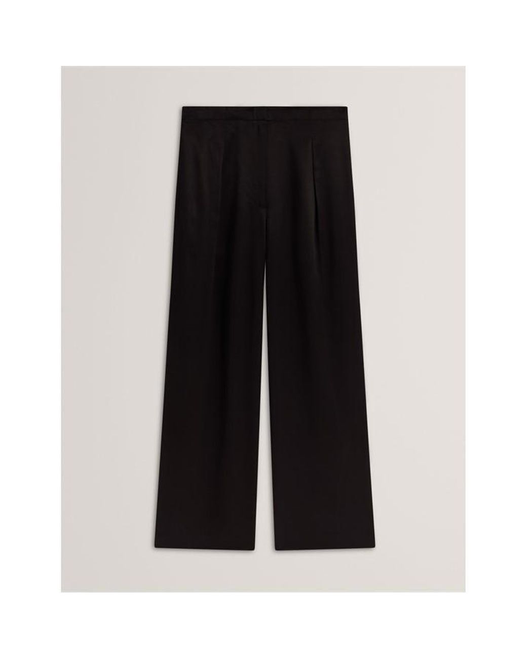 Ted Baker Black Elastic Back Straight Leg Trousers