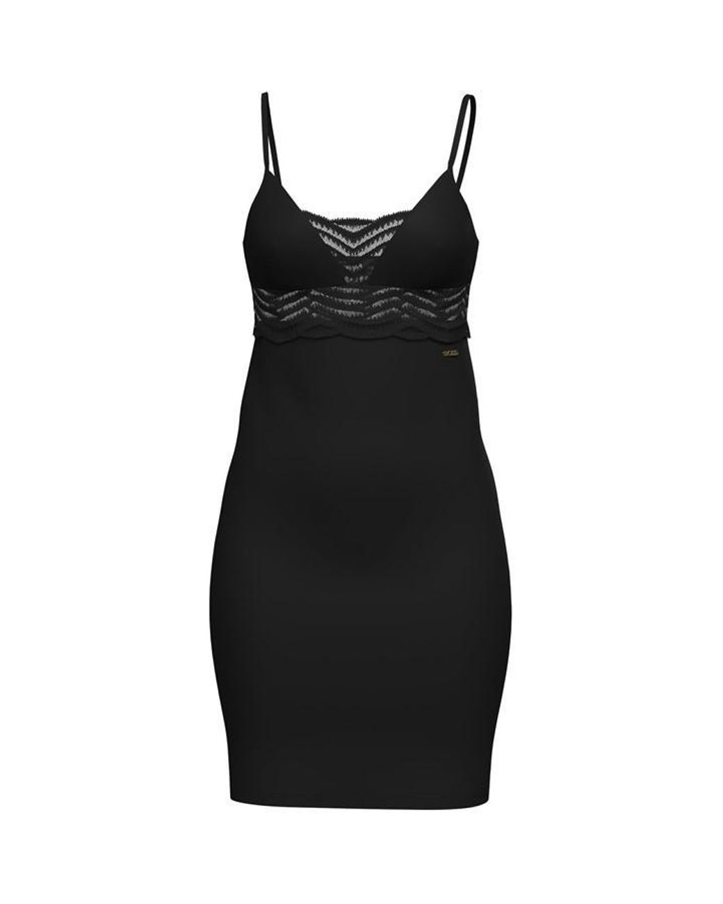 Boss Black Bw Wave Nightie Dress