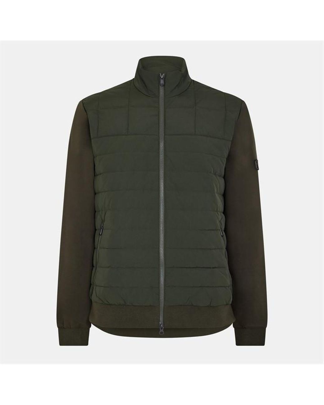 Barbour Green B.Intl Collins Quilted Jacket for men