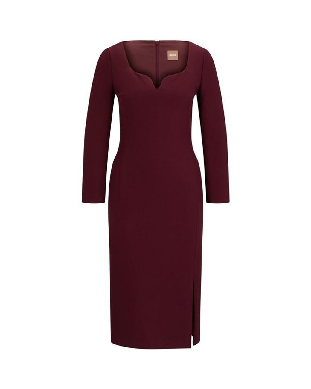 Boss Purple Dihera1 Wrap Dress