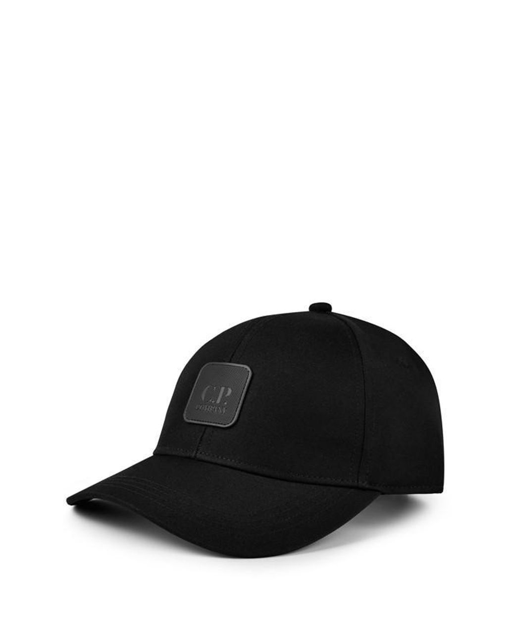 CP COMPANY METROPOLIS Black Rb Baseball Cap for men
