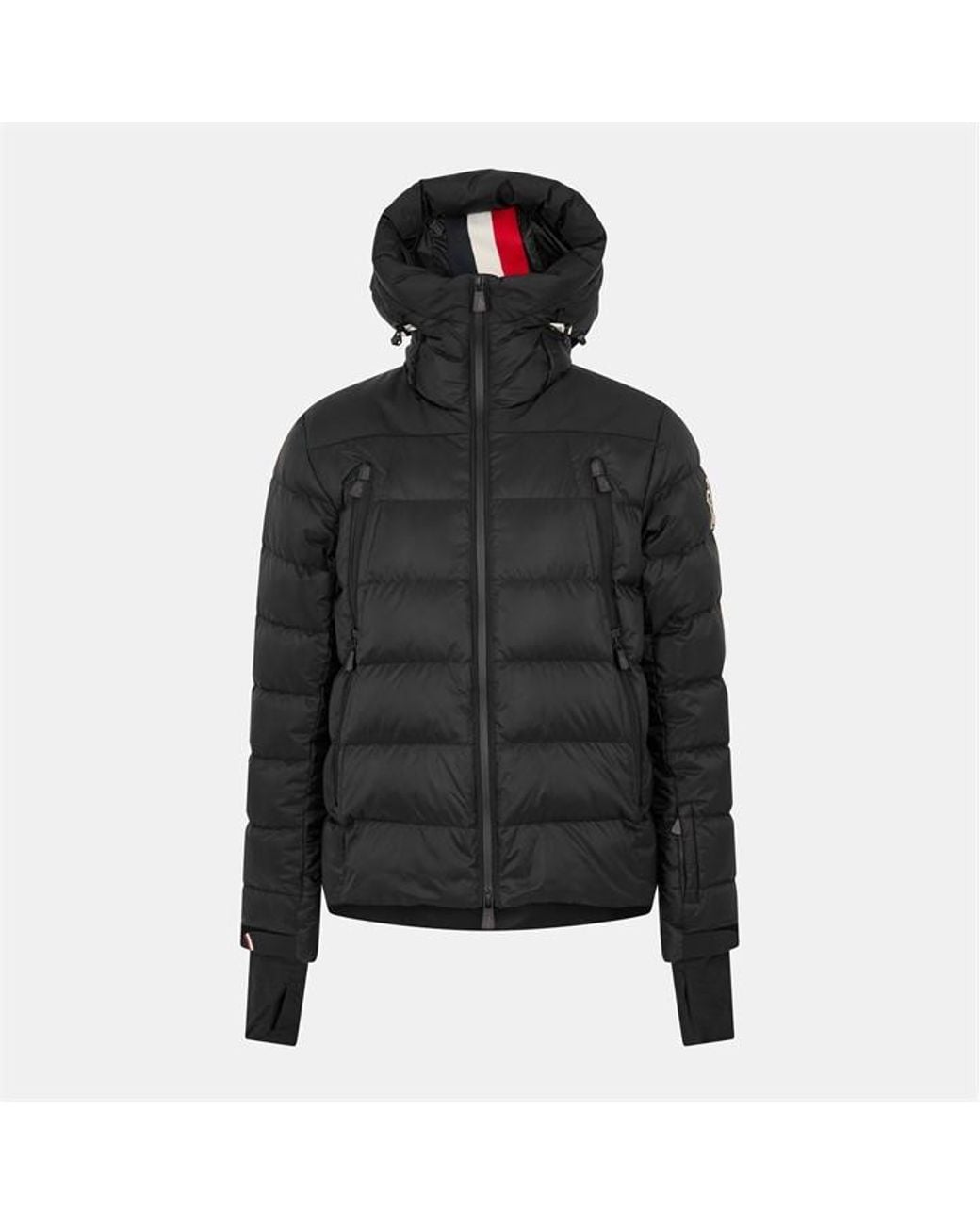 Moncler Black Camurac Down Quilted Short Puffer Jacket for men