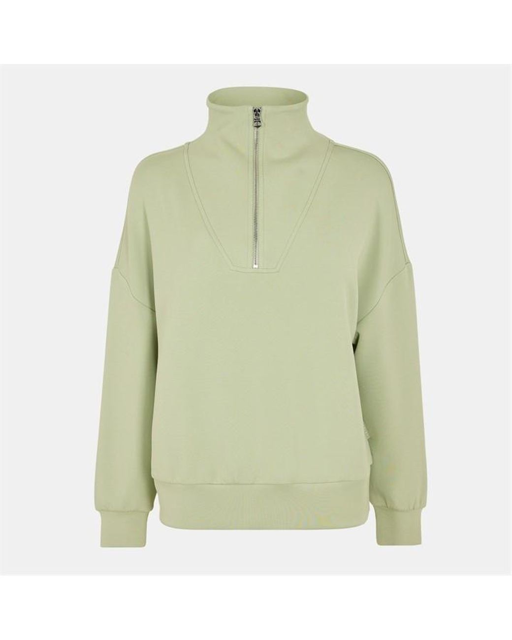 Varley Green Hawley Half Zip Sweatshirt