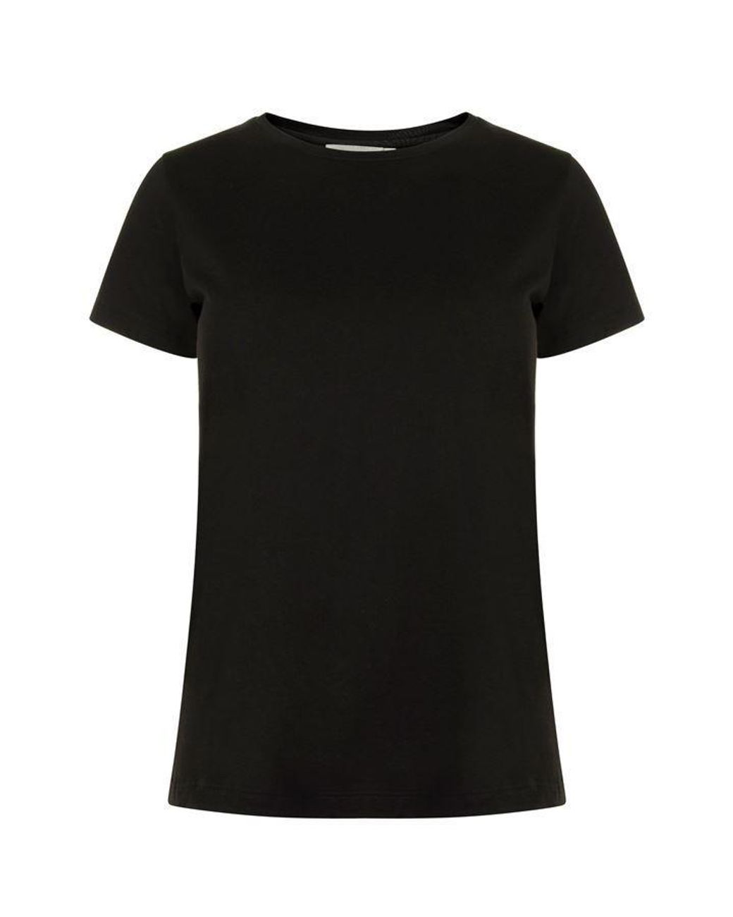 Vince Cotton Compact Jersey T Shirt in Black - Lyst