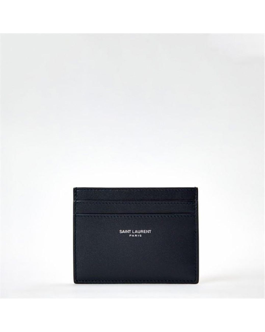 Saint Laurent Blue Quality Card Holder for men