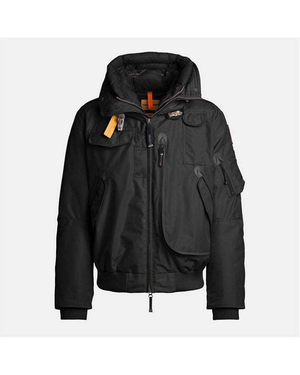Parajumpers Black Gobi Weather Resistant Insulated Parka for men