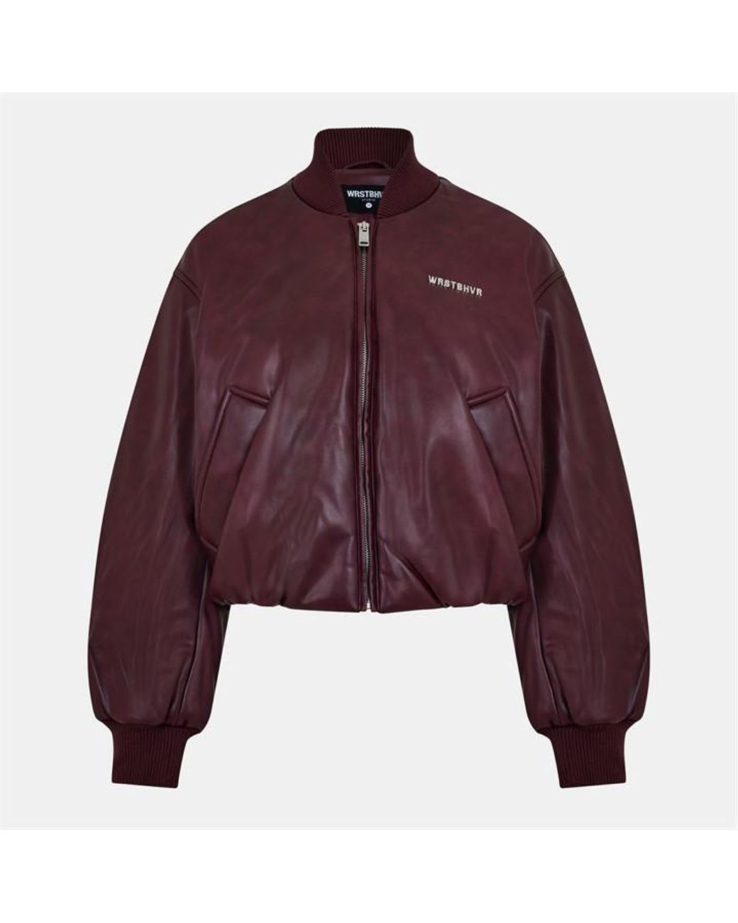 WRSTBHVR Purple Worst B Hega Bomber Jacket