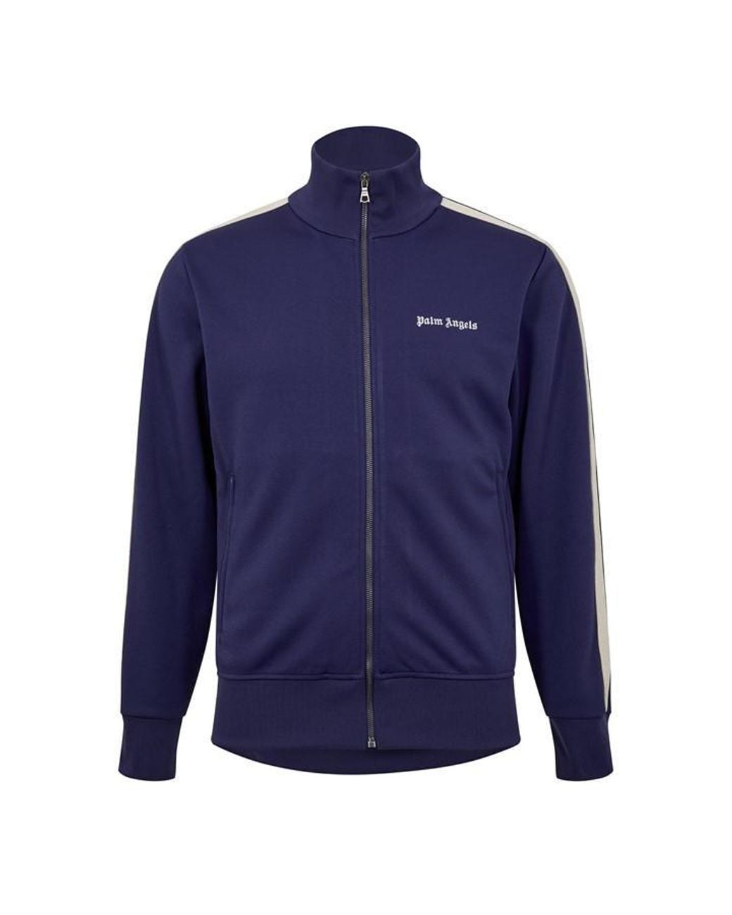 Palm Angels Blue Classic Tracksuit Jacket for men