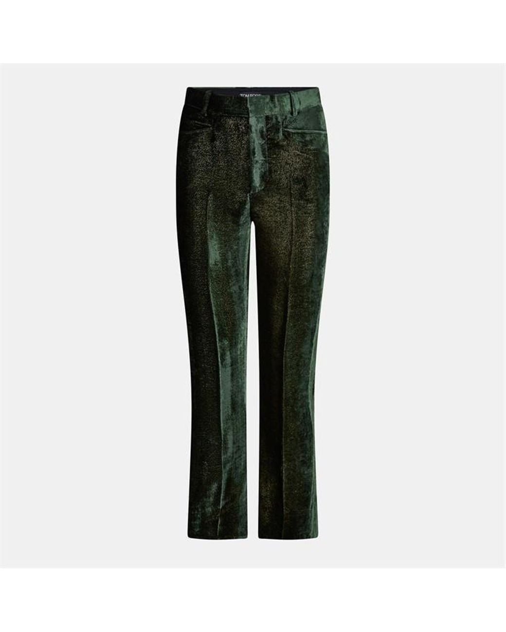 Tom Ford Green Precision Knit Tailored Trousers