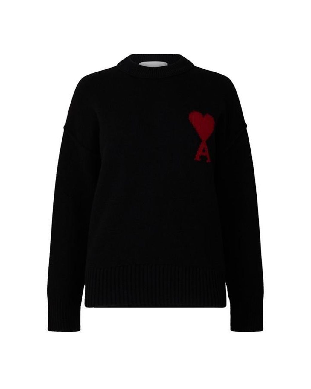 AMI Black Ami De Coeur Jumper