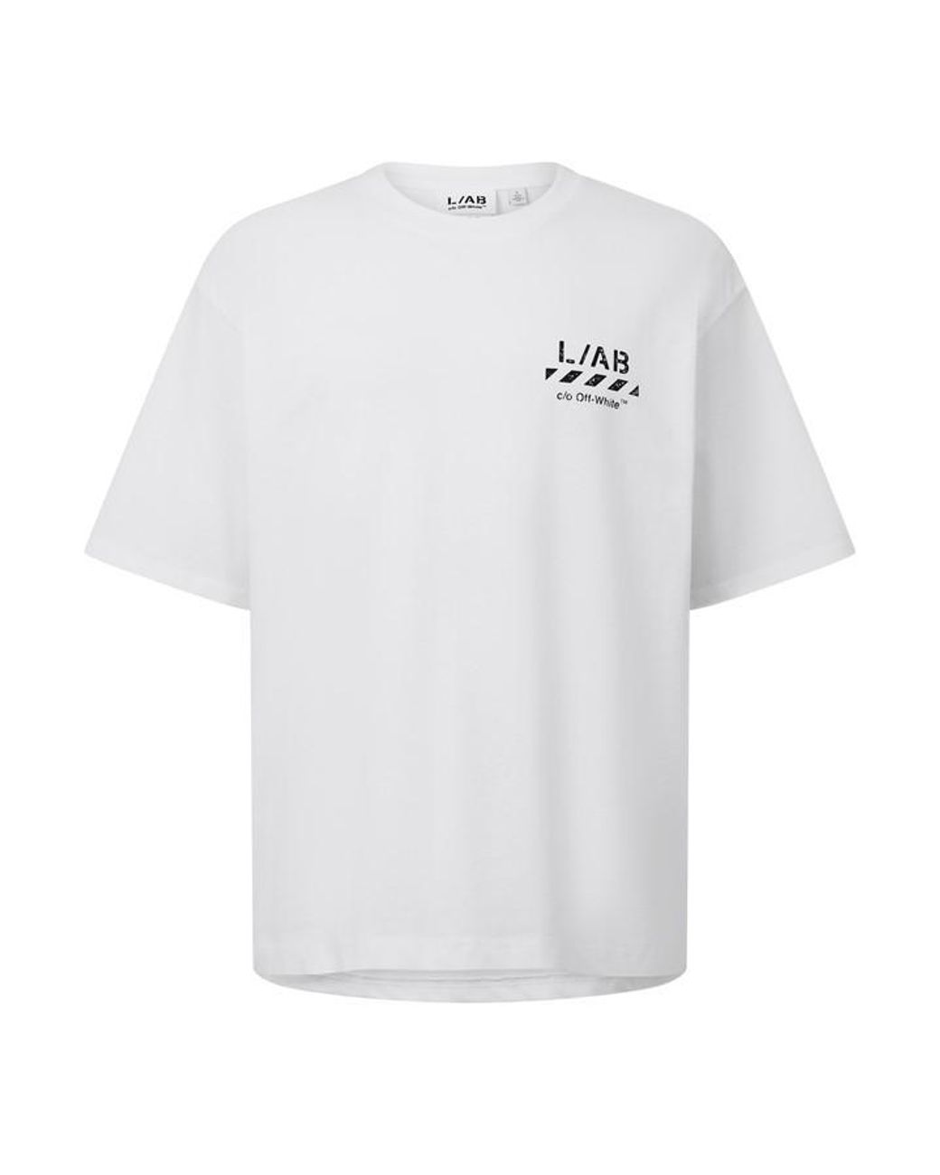 L/AB Off White White L/Ab Off Diag T for men