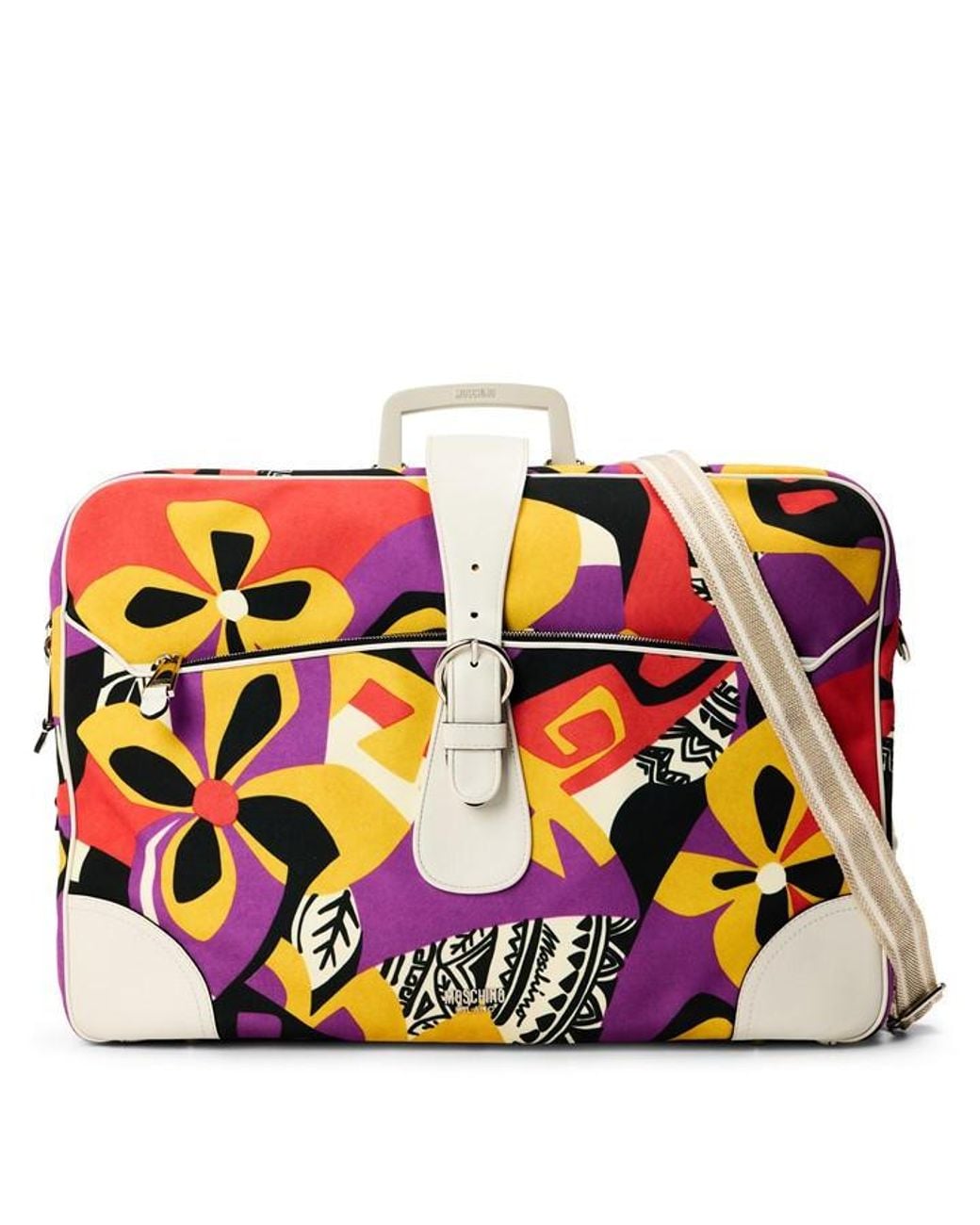 Moschino Gray Messenger Bag for men