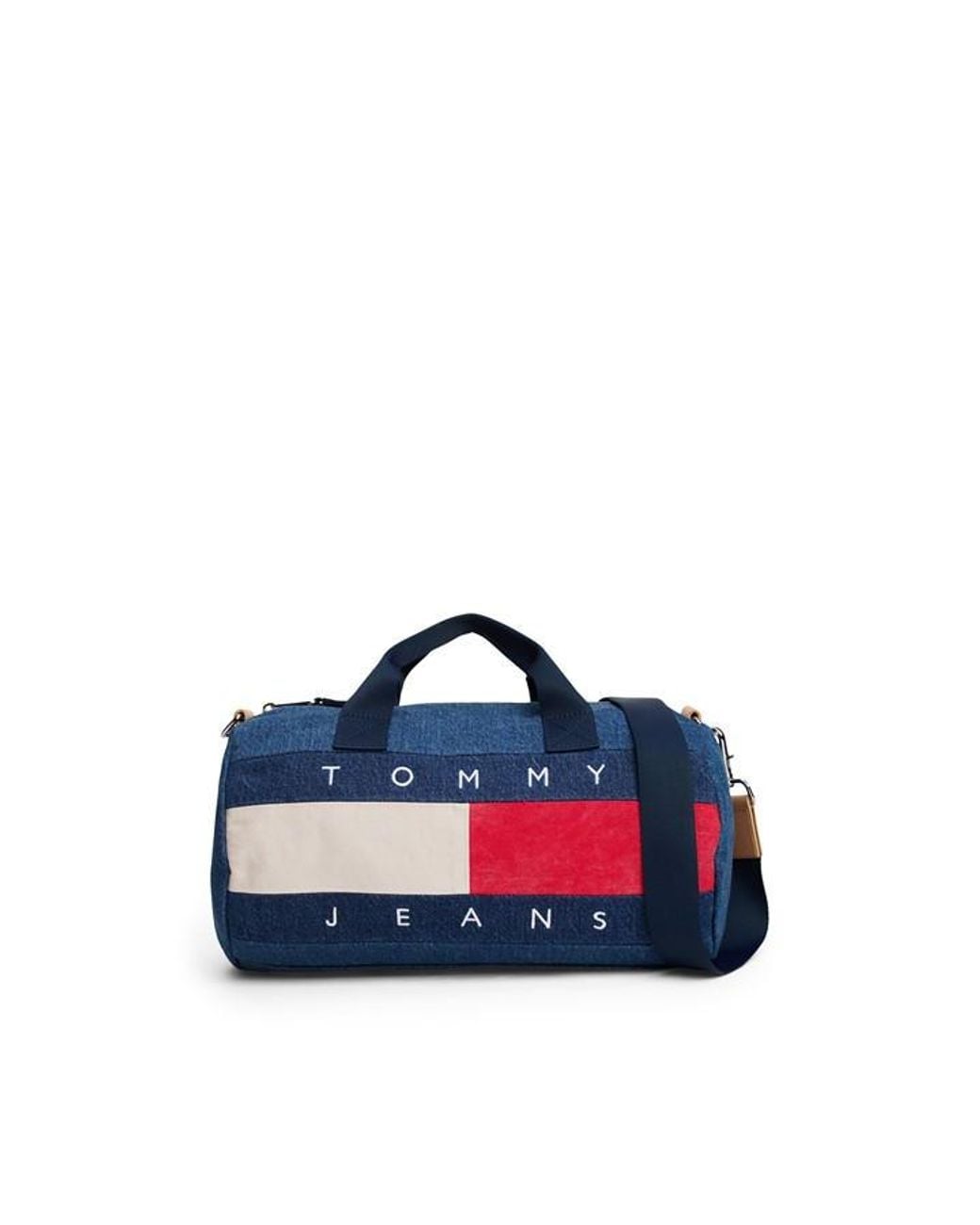 Tommy Hilfiger Blue Tj Archive Barrel Bag