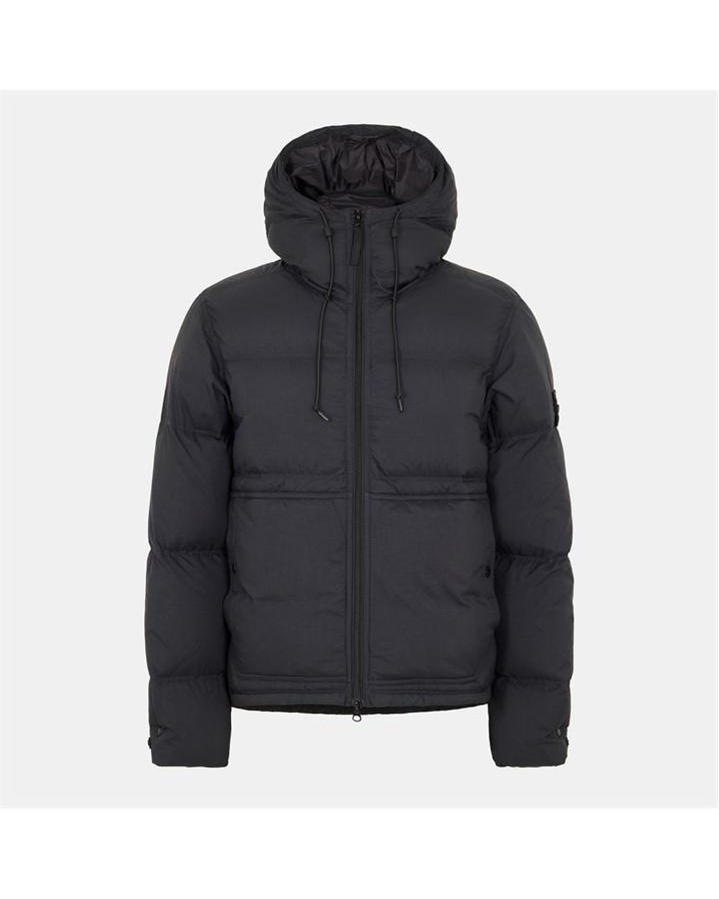 Stone Island Gray Quilted Medium Puffer Jacket for men