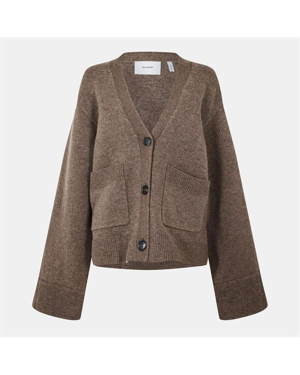 Axel Arigato Brown Relaxed Cardigan