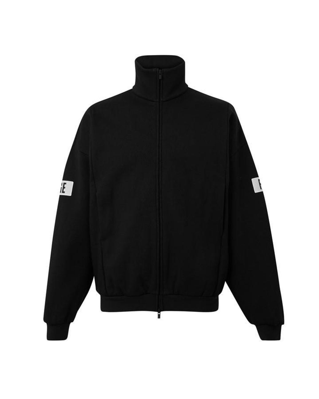 Fear Of God Black Full Zip Fleece for men
