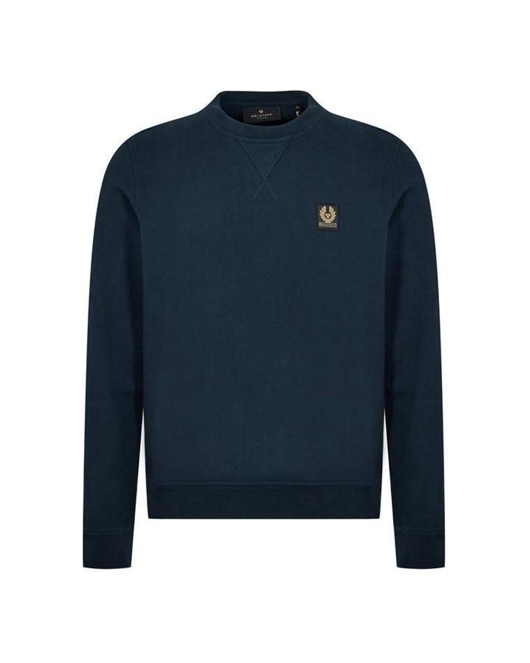 Belstaff Blue Logo Sweatshirt for men