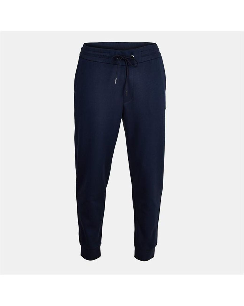 Boss Blue Closed Hem Fleece Jogging Bottoms for men