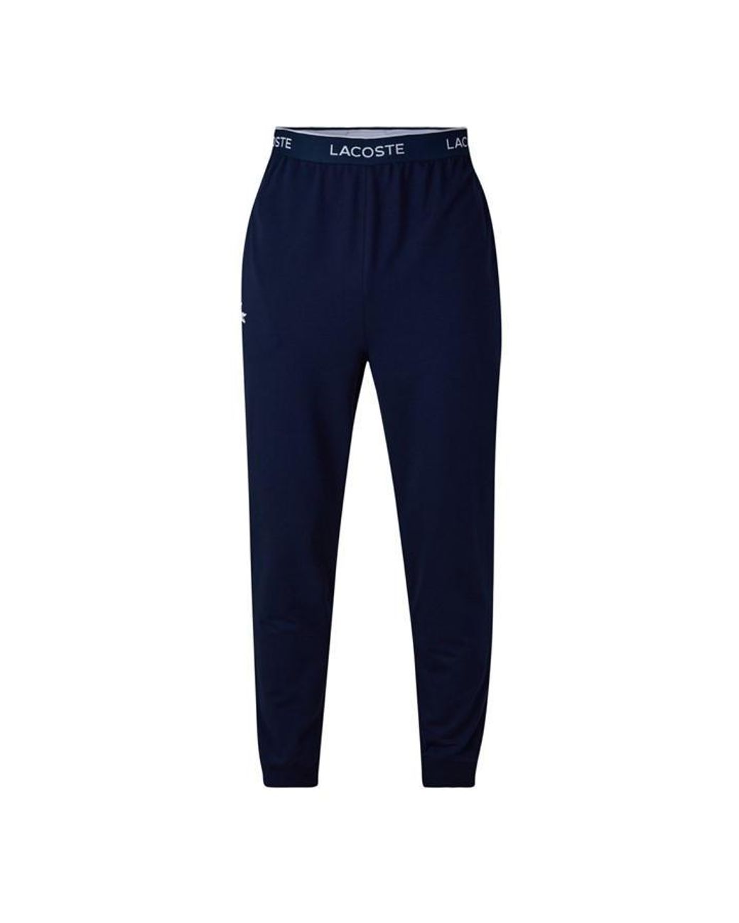 Lacoste Blue Small Crocjog Sn64 Cotton Pyjama Trousers for men