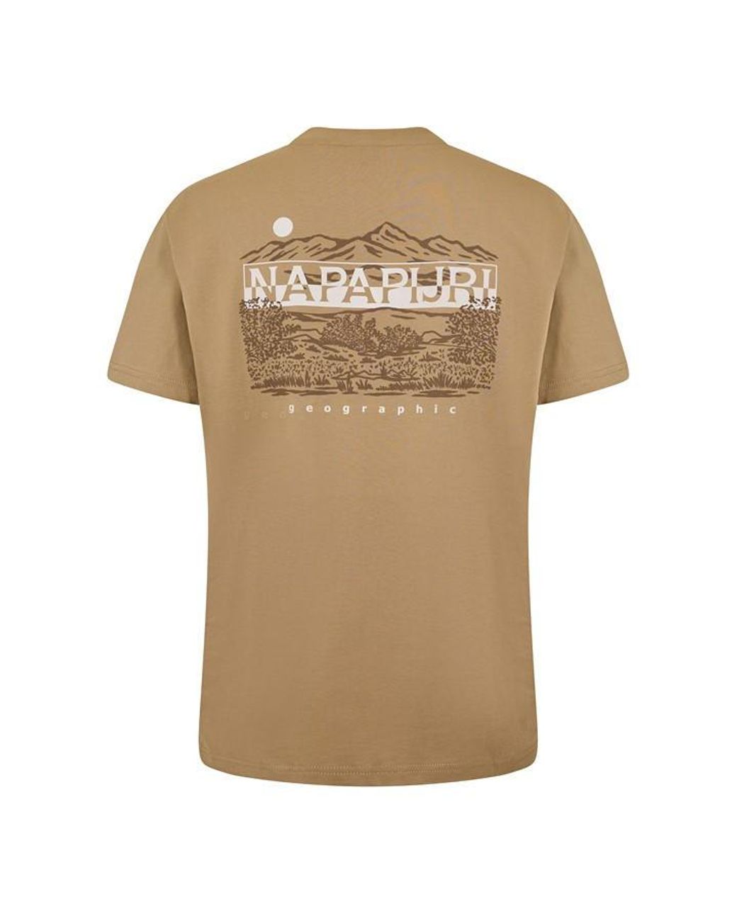 Napapijri Natural Graphic T-shirt for men