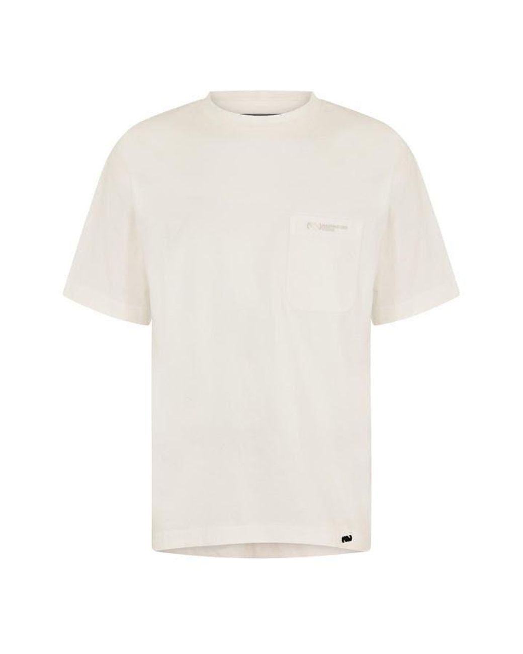 Massimo Osti Studio White Short Sleeve Mercerised T-Shirt for men