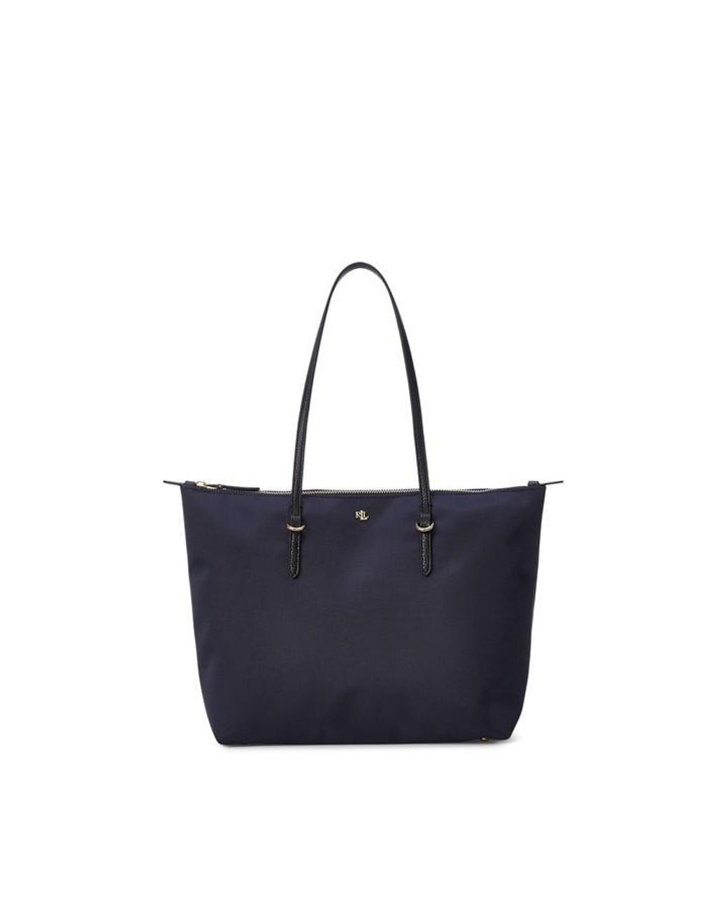 Ralph Lauren Blue Medium Keaton Tote Bag