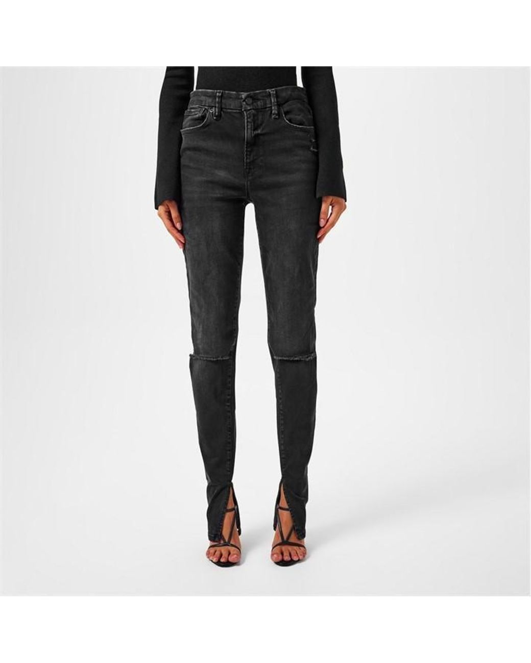 GOOD AMERICAN Black Skinny Jeans