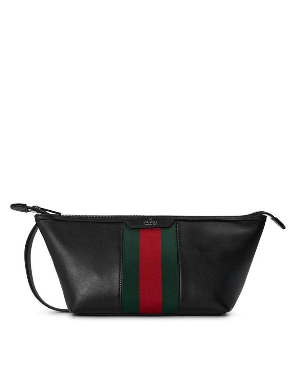 Gucci Black Web Wash Bag Sn63 for men