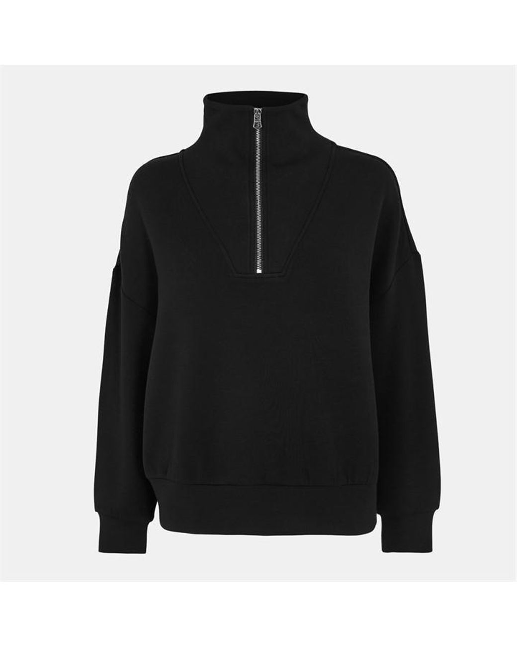 Varley Black Half-Zip Performance Top
