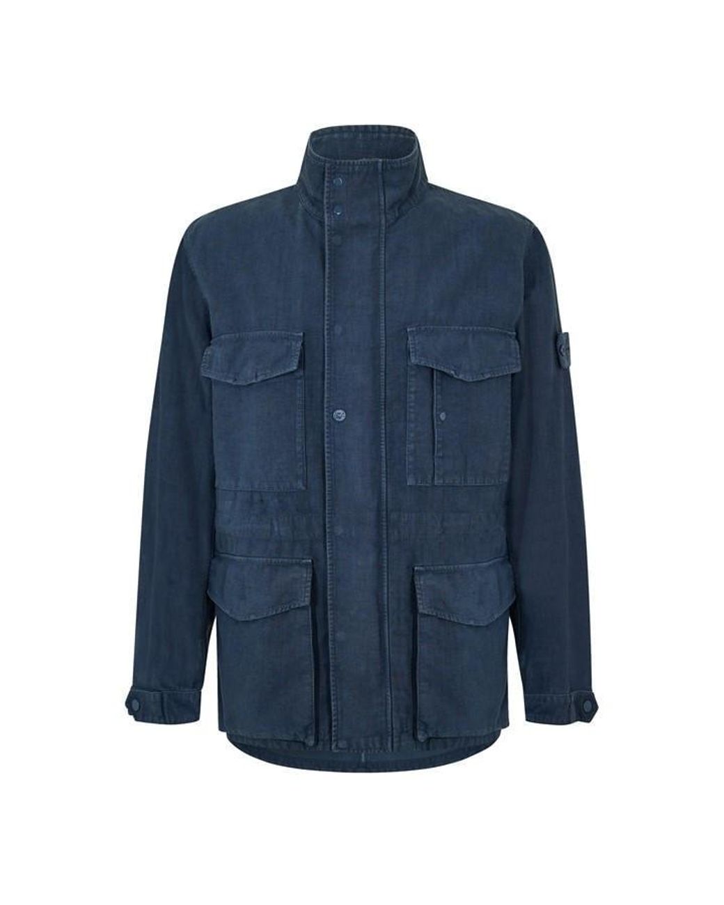 Stone Island Ghost Blue Ghost Field Jacket for men