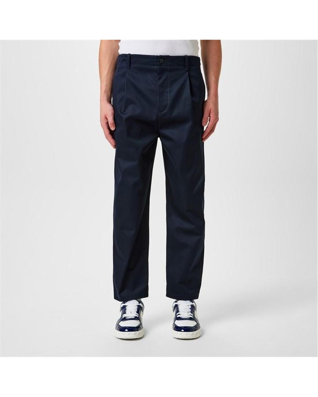 Valentino Blue Val Tapered Trouser Sn43 for men