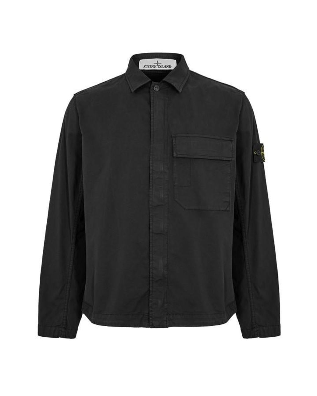 Stone Island Black Gd Overshirt for men