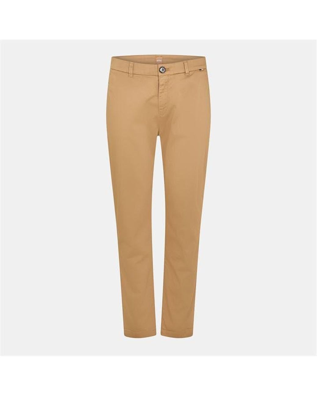 Boss Natural Tashani Slim Fit Trousers