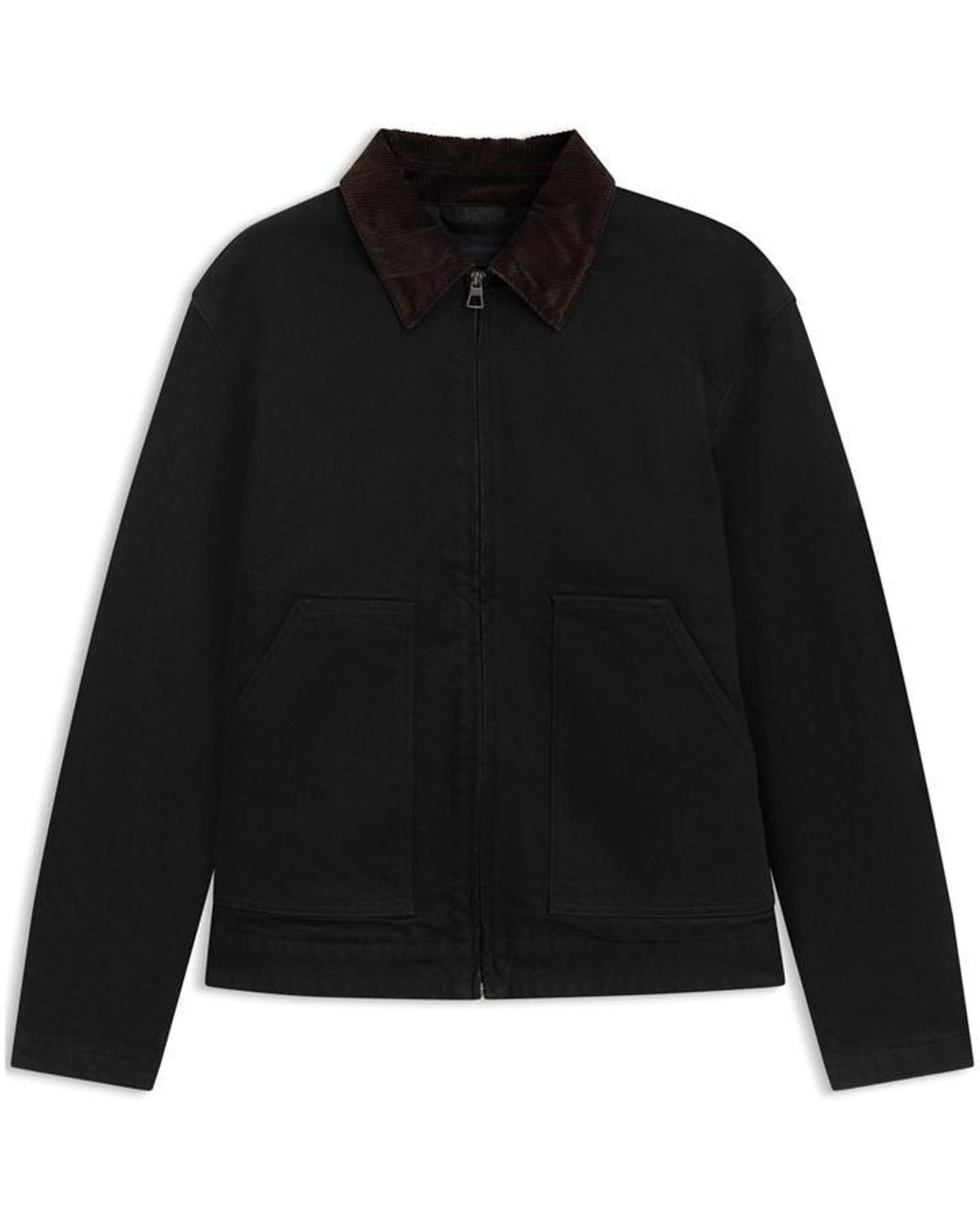 Boss Black Hbb Double Breasted Cotton Long Sleeve Denim Jacket for men