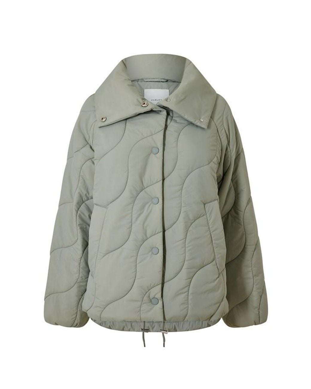 Varley Green Quilted Jacket
