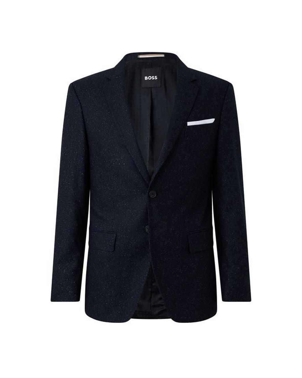 Boss Blue Hutson Tailored Fit Suit Jacket for men